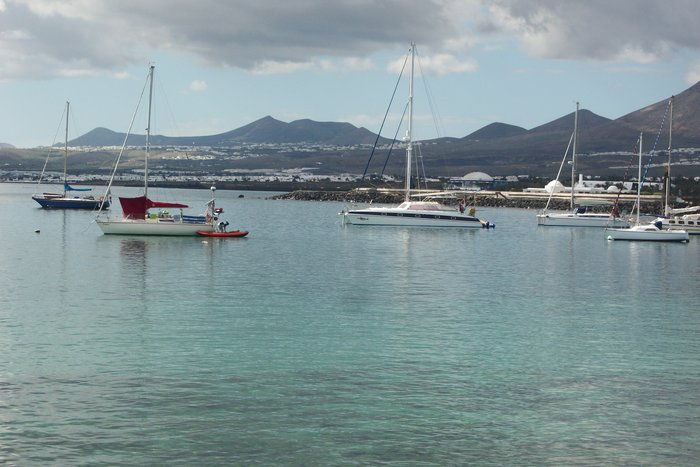 Au mouillage à Arrecife ile de Lanzarote