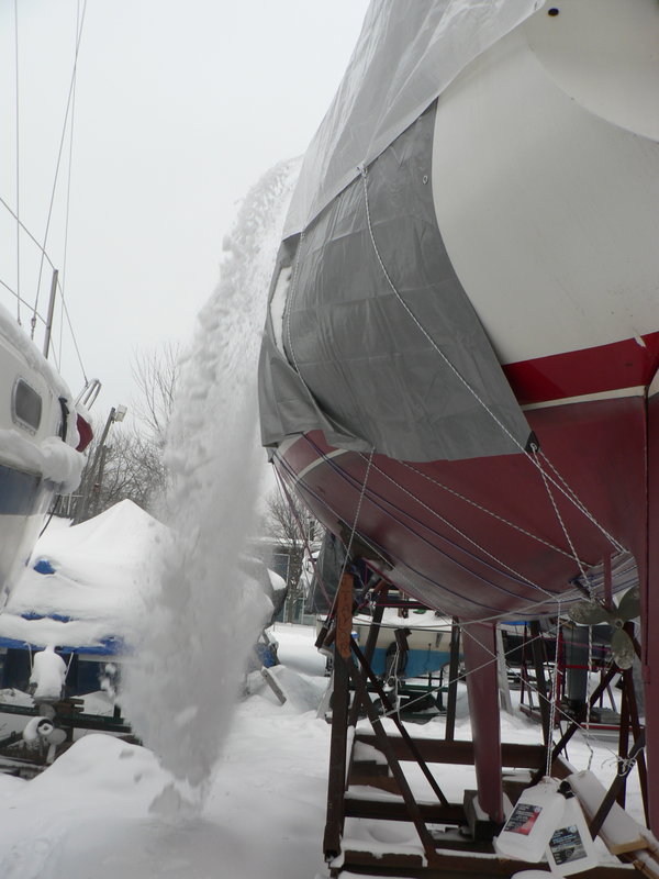 un léger déneigement